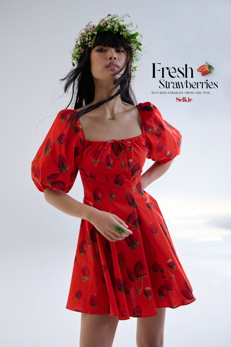 selkie strawberry princess dress Selkie | Dresses | Nwot Selkie Like Strawberries Princess Dress Xs