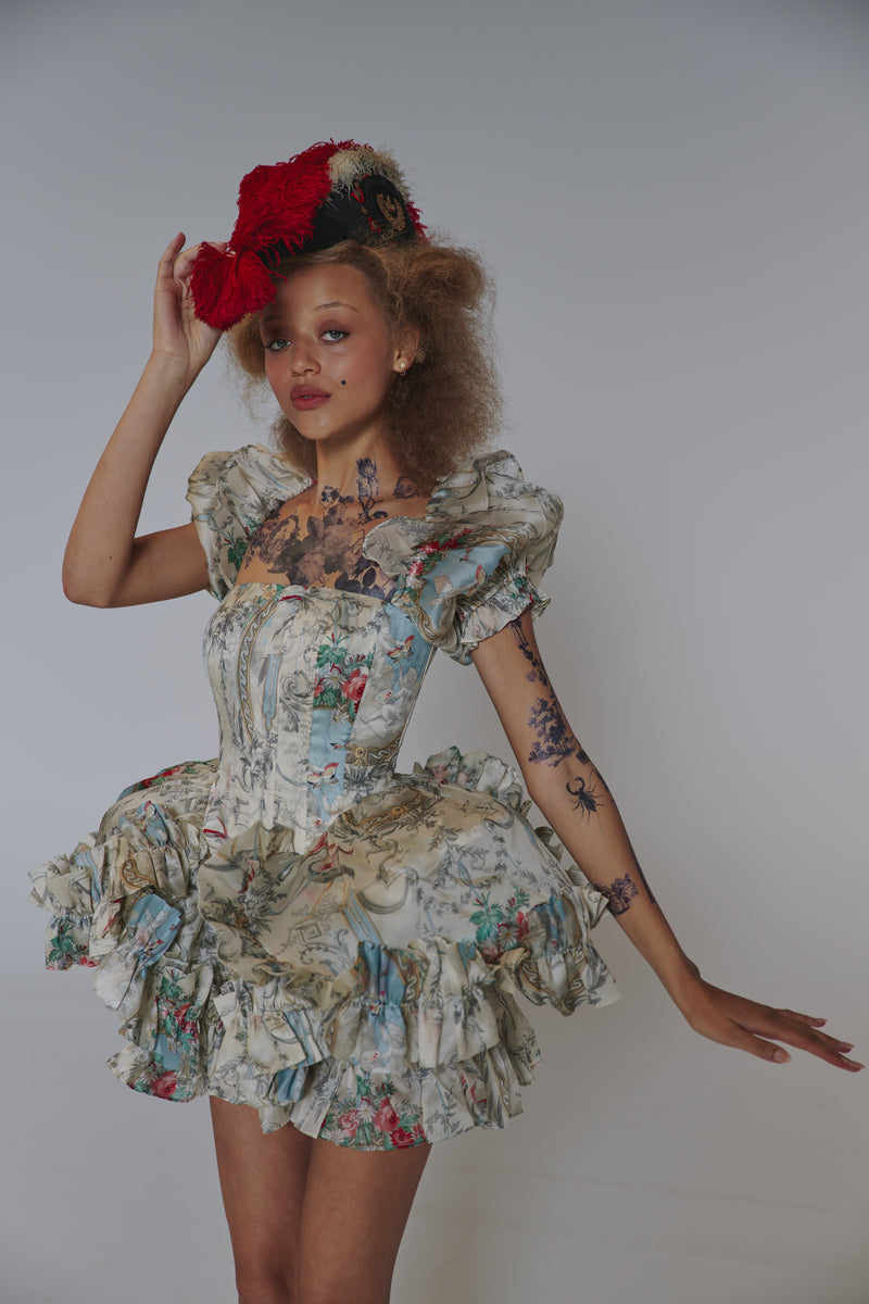 Paint the Town French Silk Countess Dress – Selkie