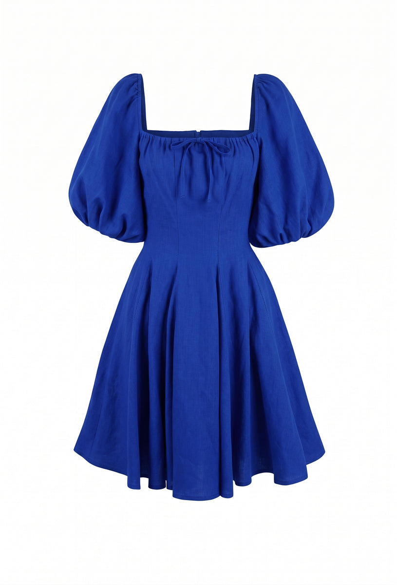 The Matisse Blue Mini Day Dress – Selkie