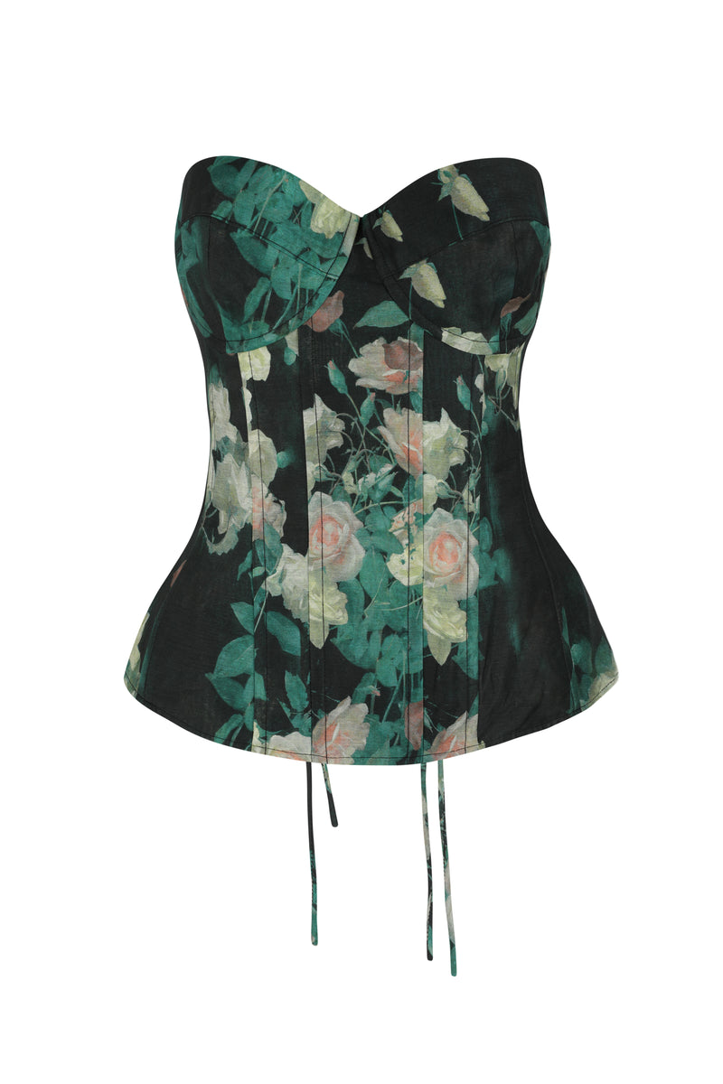 The Enchantment Silk Bustier Corset – Selkie
