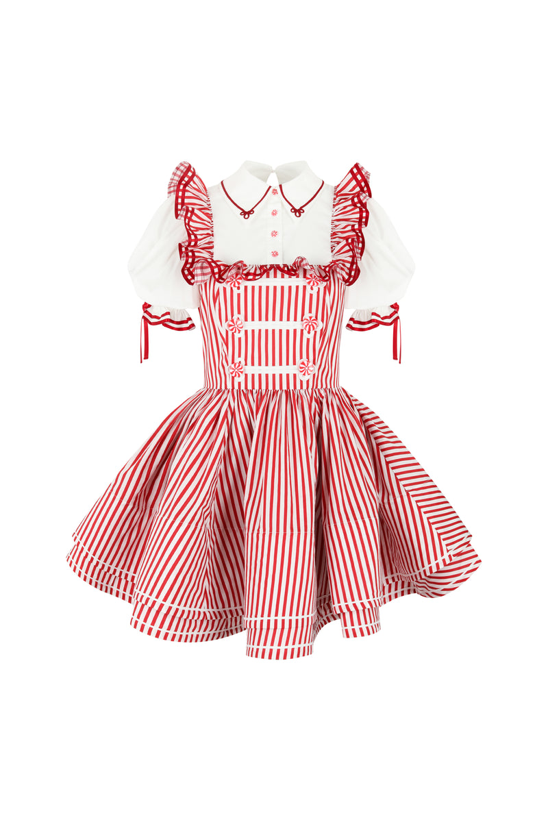 The Candy Stripe Gingerbread Dress – Selkie