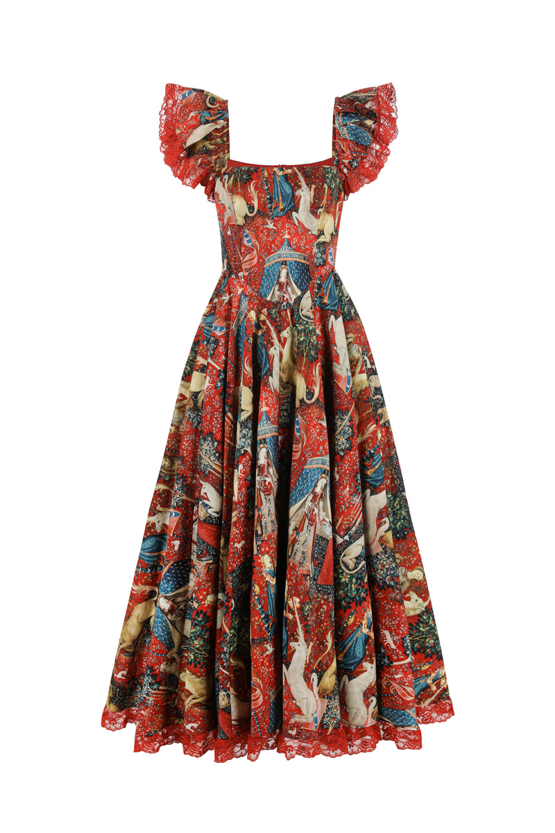 The Lady and the Unicorn Flea Market Dress