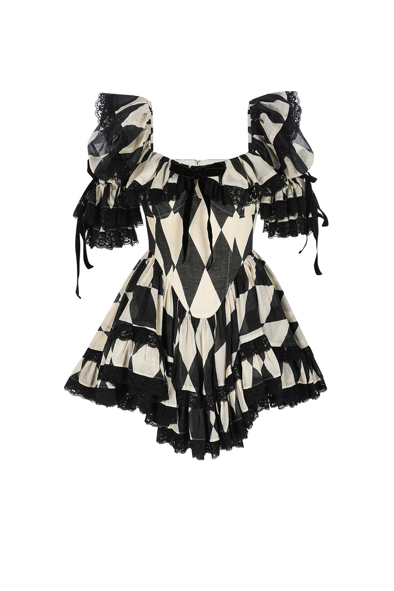The Harlequin Casino Dress – Selkie
