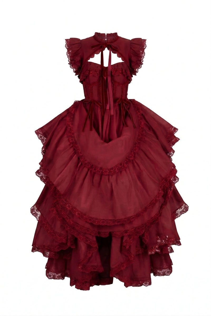 The Blood Red For Lovers Gown – Selkie