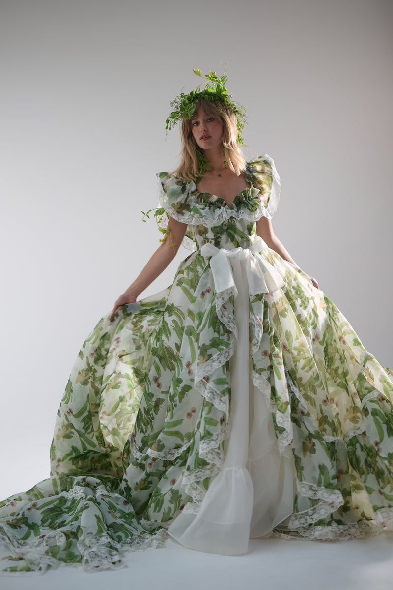 open lace back dress My Beloved Princess & The Pea Gown – Selkie