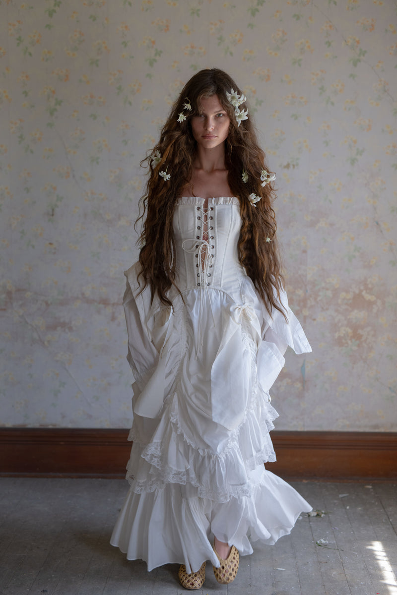 ivory corset dress The Ivory A La Mode Corset – Selkie