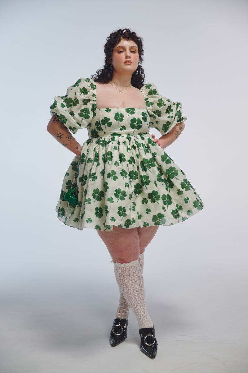 Luck Of The Irish Puff Dress 4X