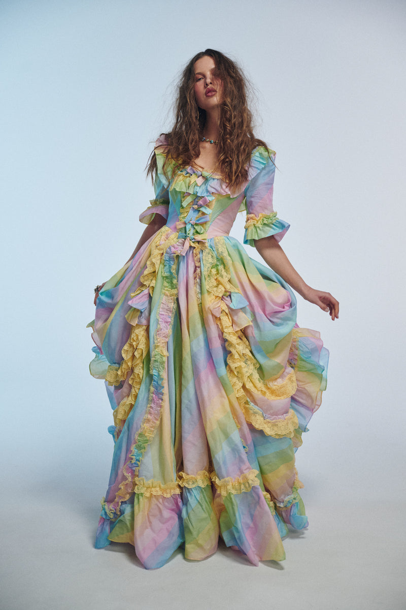 selkie rainbow sequin dress The End Of The Rainbow Cinema Dress XS