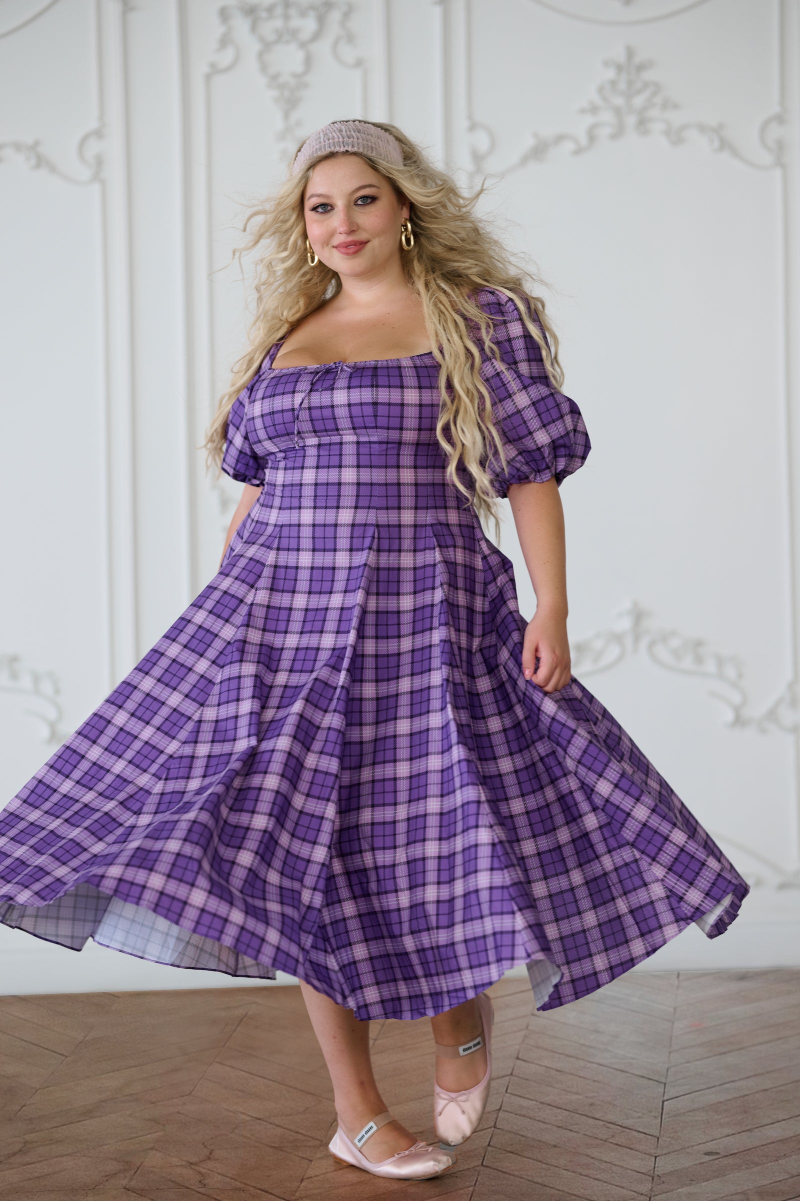 CELINE2018SS ベルテッドストライプドレス34