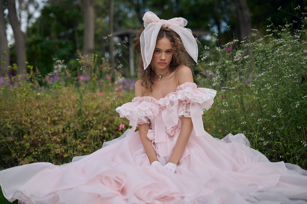 little women pink dress Emma Watson's Little Women Costume Looks Familiar