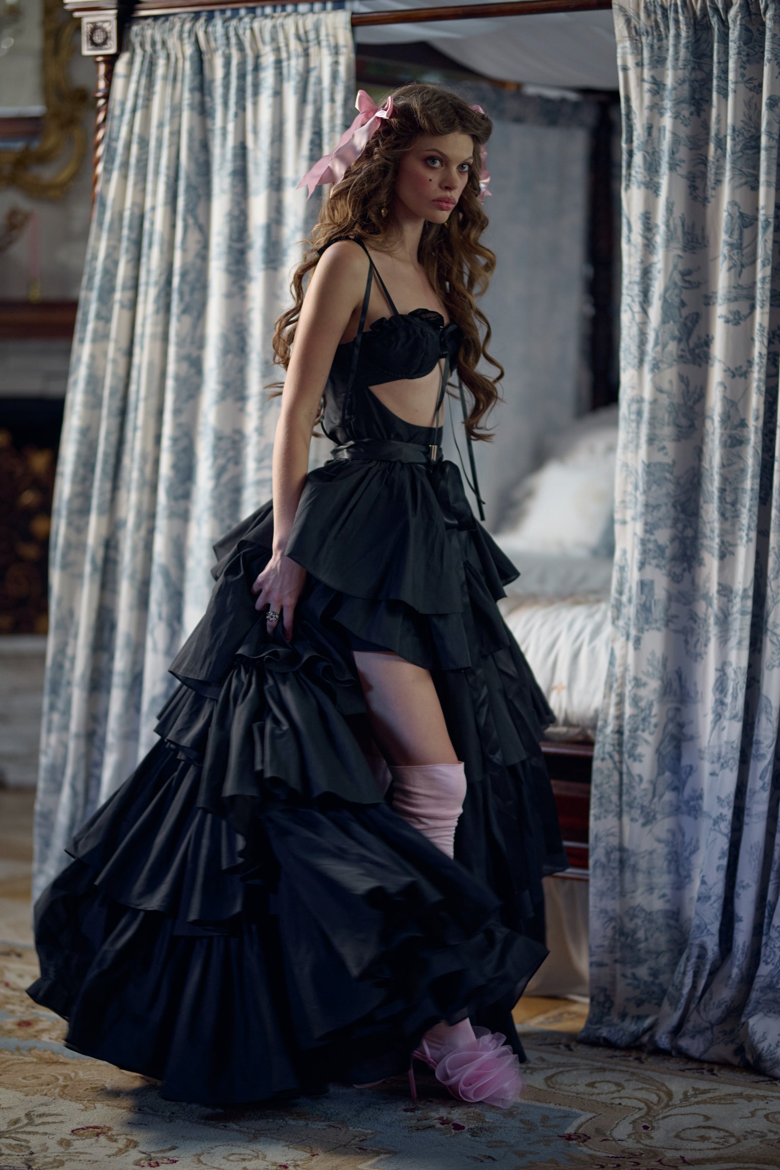 cygne シーニュ　スワンジレ　Valérie　ブラック シーニュ cygne スワンジ Valerie ブラックサイズ0