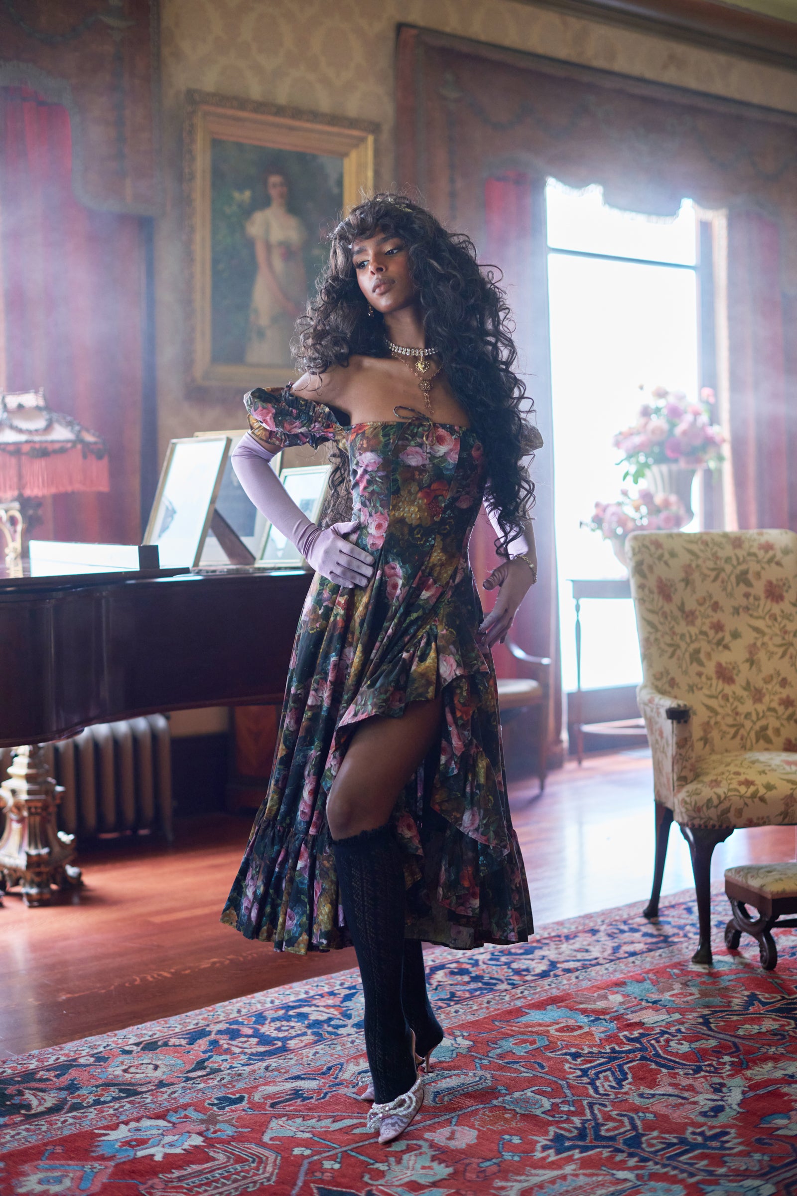 Genevieve Foxglove Dress – Selkie