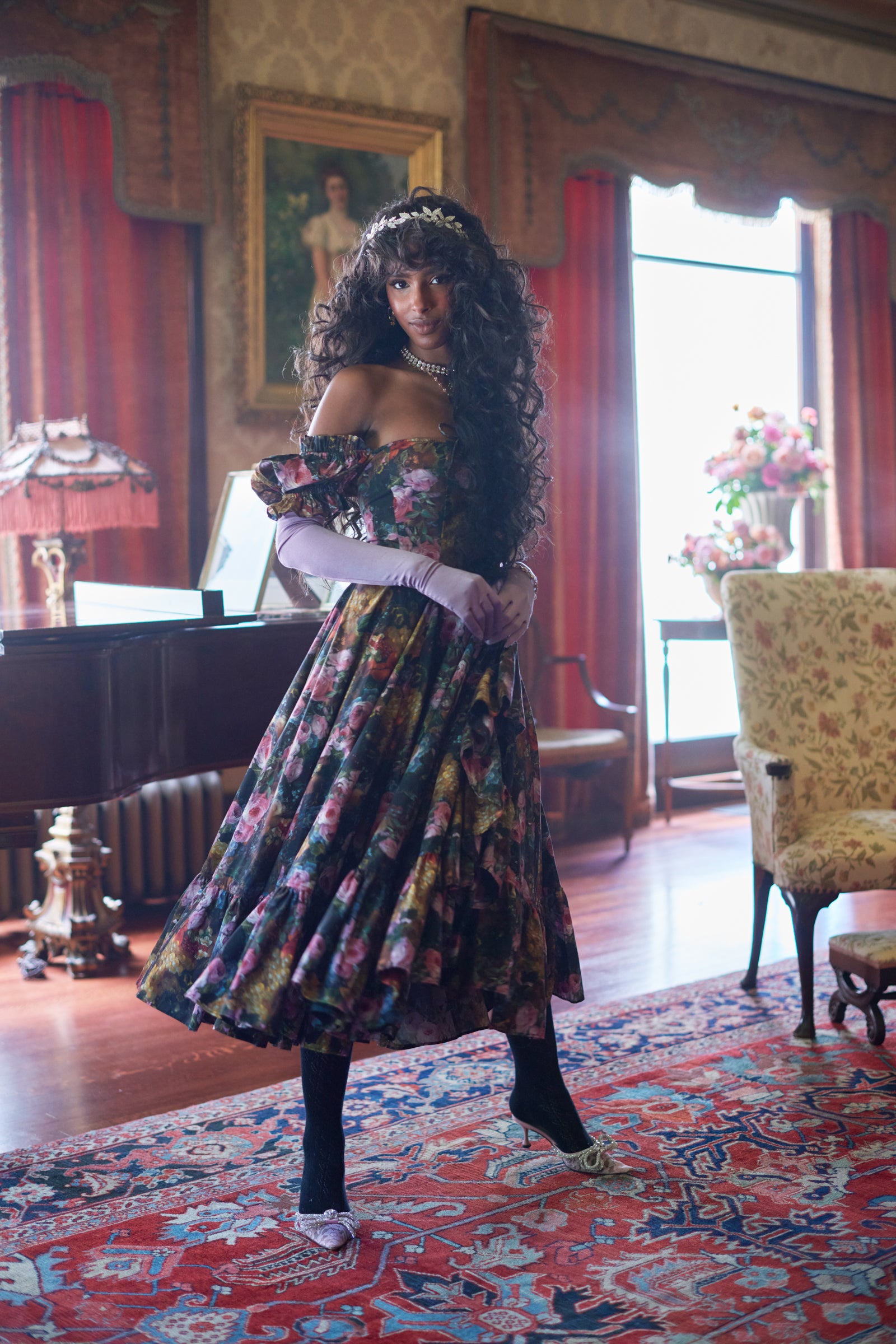 Genevieve Foxglove Dress – Selkie