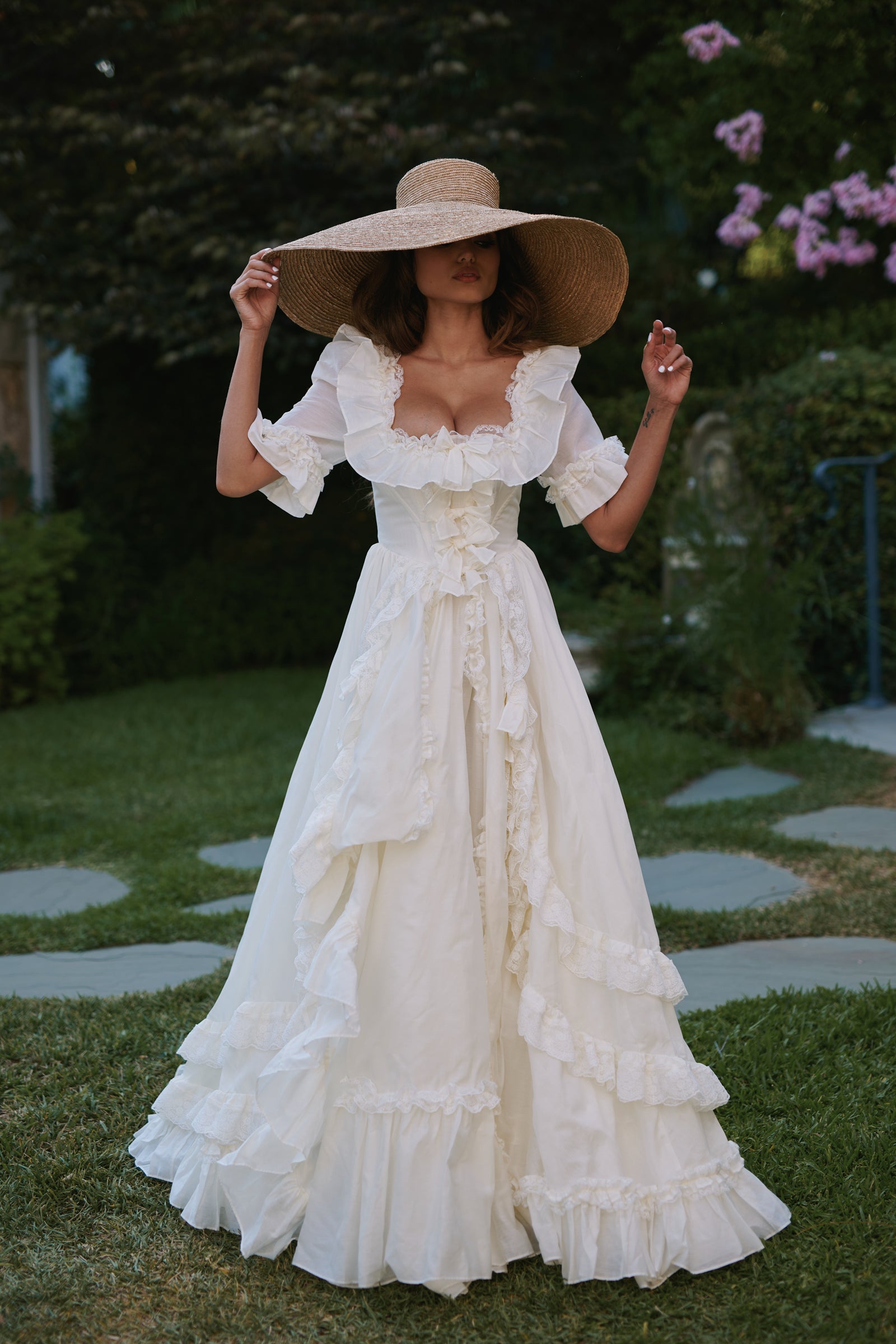 The Ivory Silk Organdy Antoinette Gown – Selkie