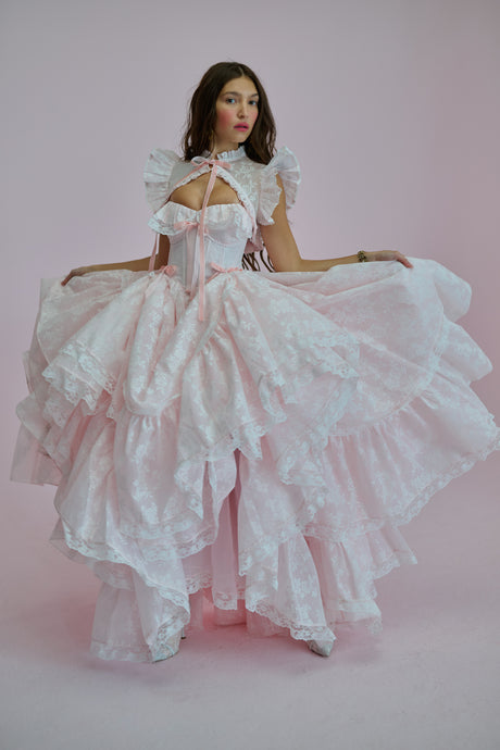 The Pink Lace For Lovers Gown