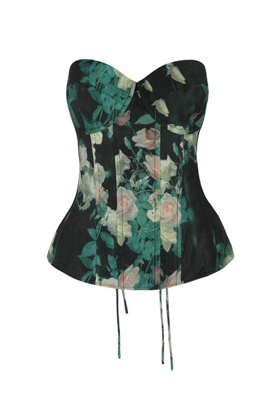 The Enchantment Silk Bustier Corset – Selkie