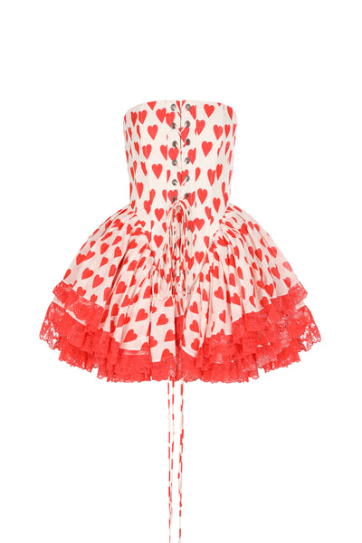 The Queen Of Hearts Victorian Corset  Selkie