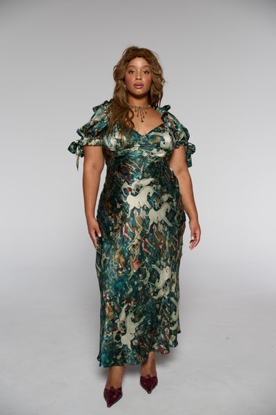 The Unicorn Defends Himself Poet Slip Dress 6X