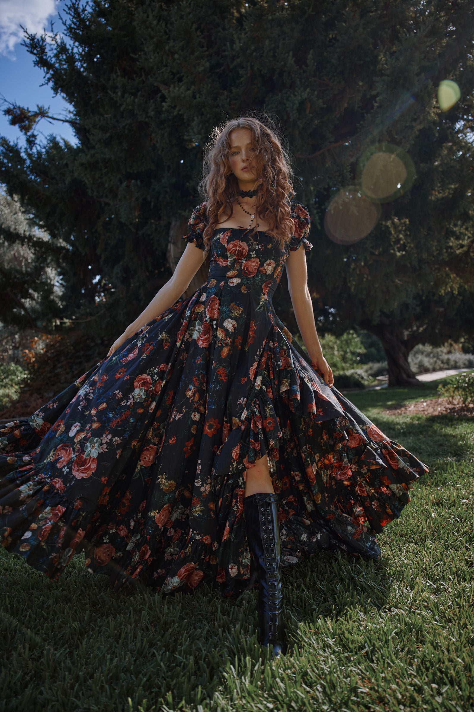 The Nightcap Foxglove Gown – Selkie