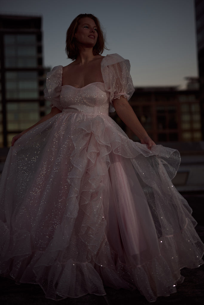 The Sparkling Rose Bloom Gown – Selkie