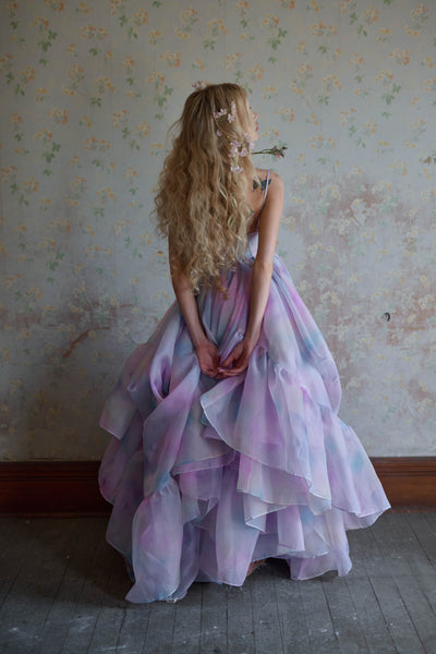 fitted lace wedding dress The Morpho Destination Gown – Selkie