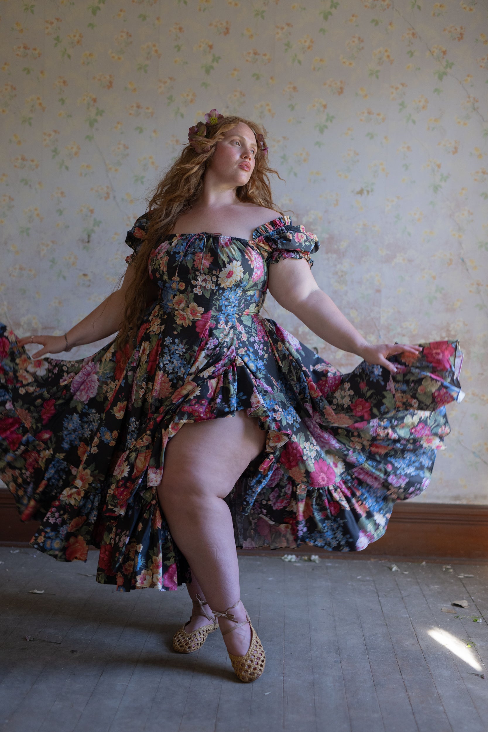 The Puck Foxglove Dress – Selkie