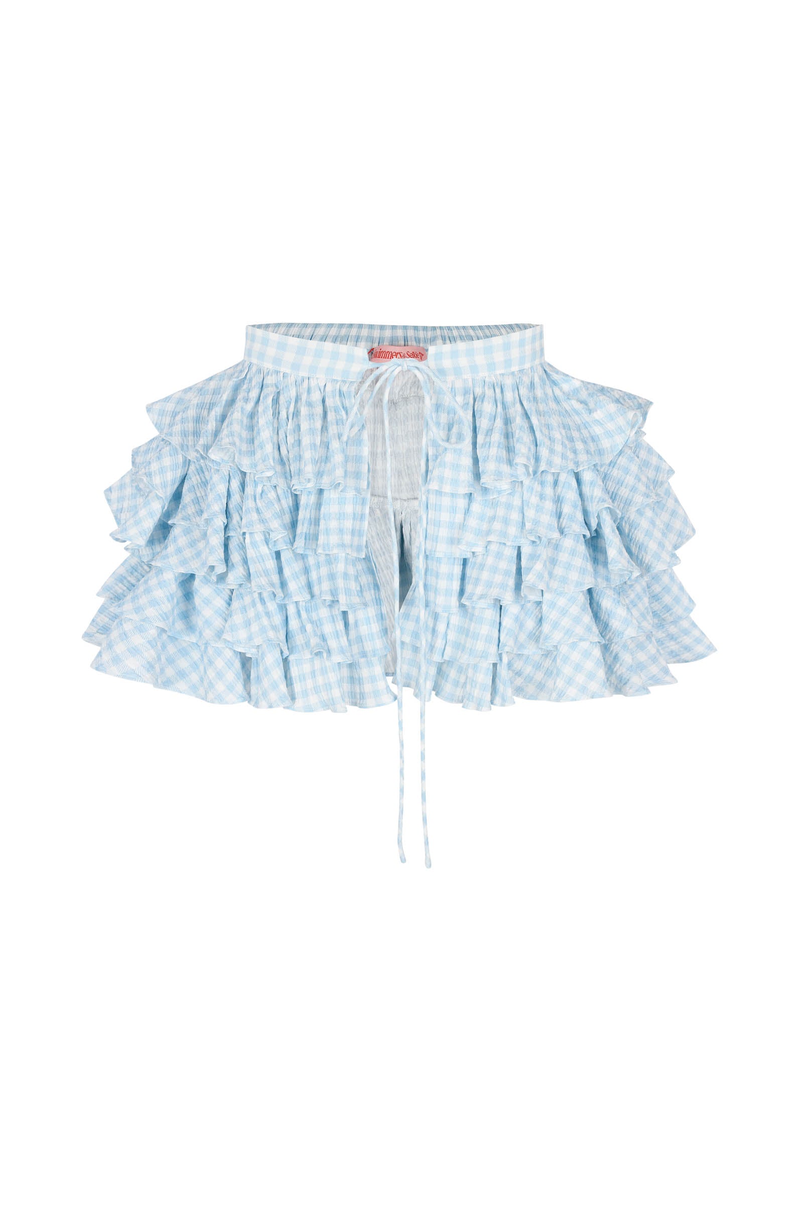 The Blue Gingham Versailles Skirt Selkie