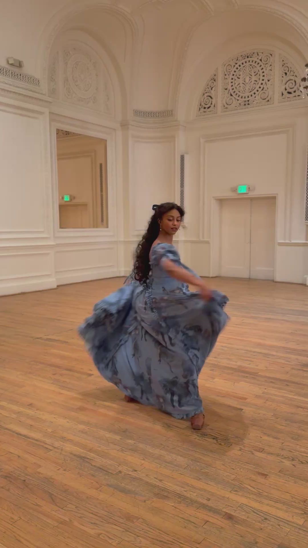 The Blue Dancer Oracle Gown XXS