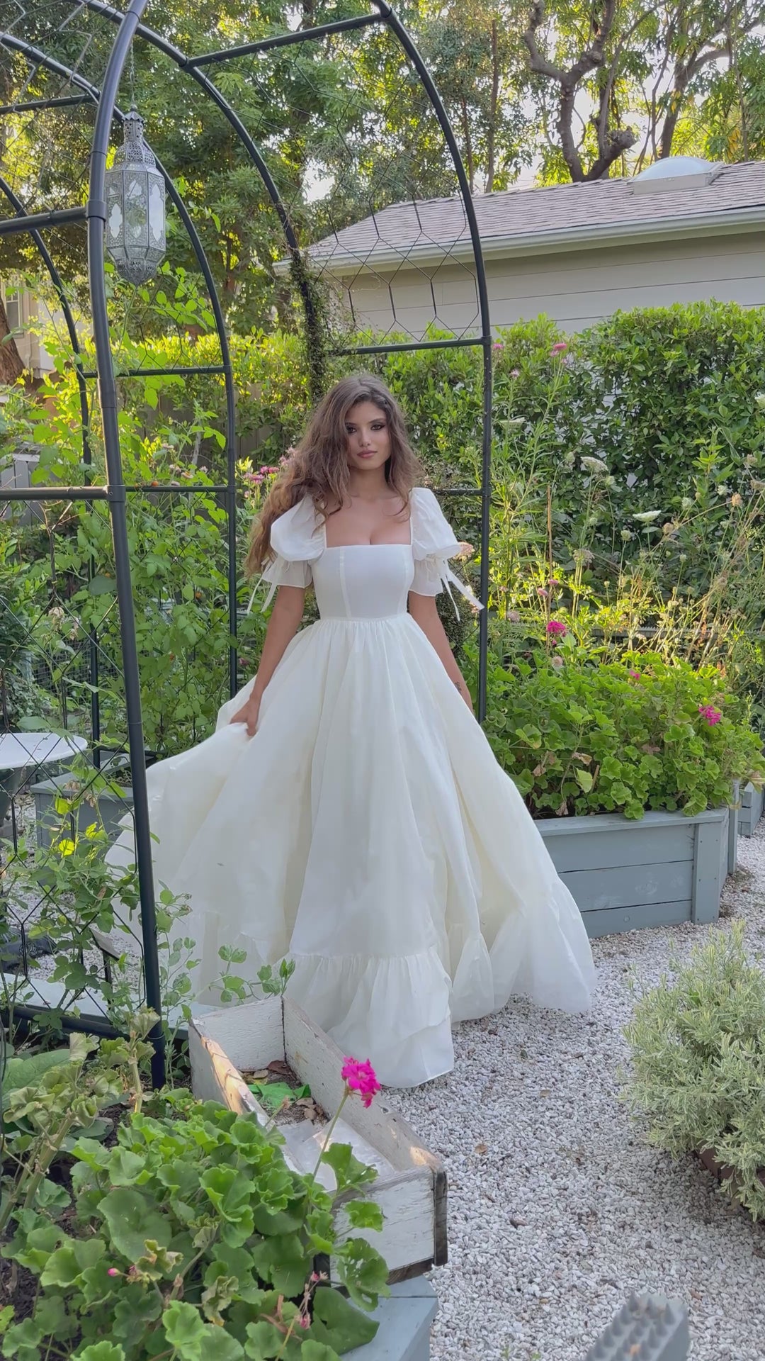 The Ivory Silk Organdy Fanfiction Bridal Gown 6X