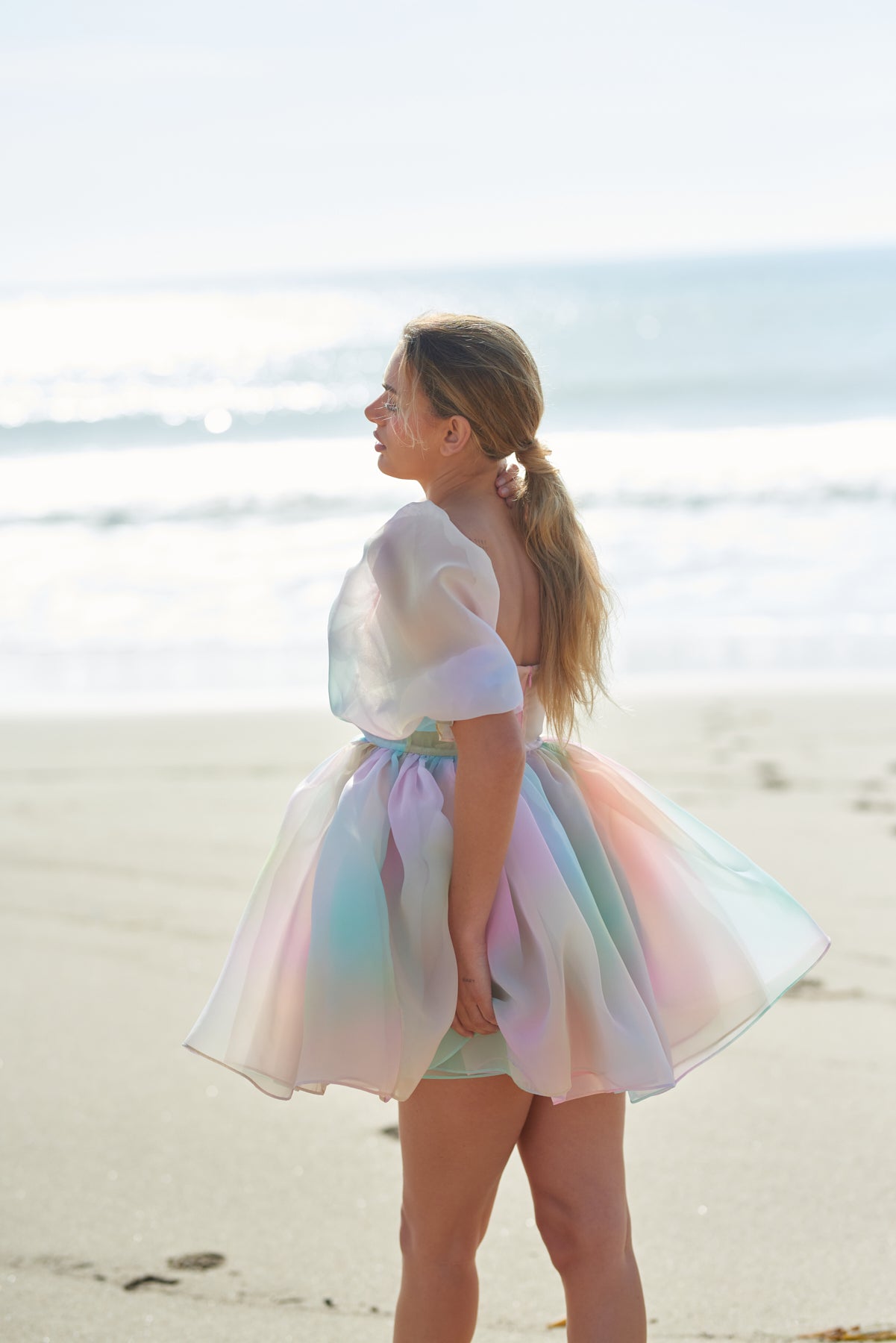 Selkie Rainbow Puff dress 4x outlets