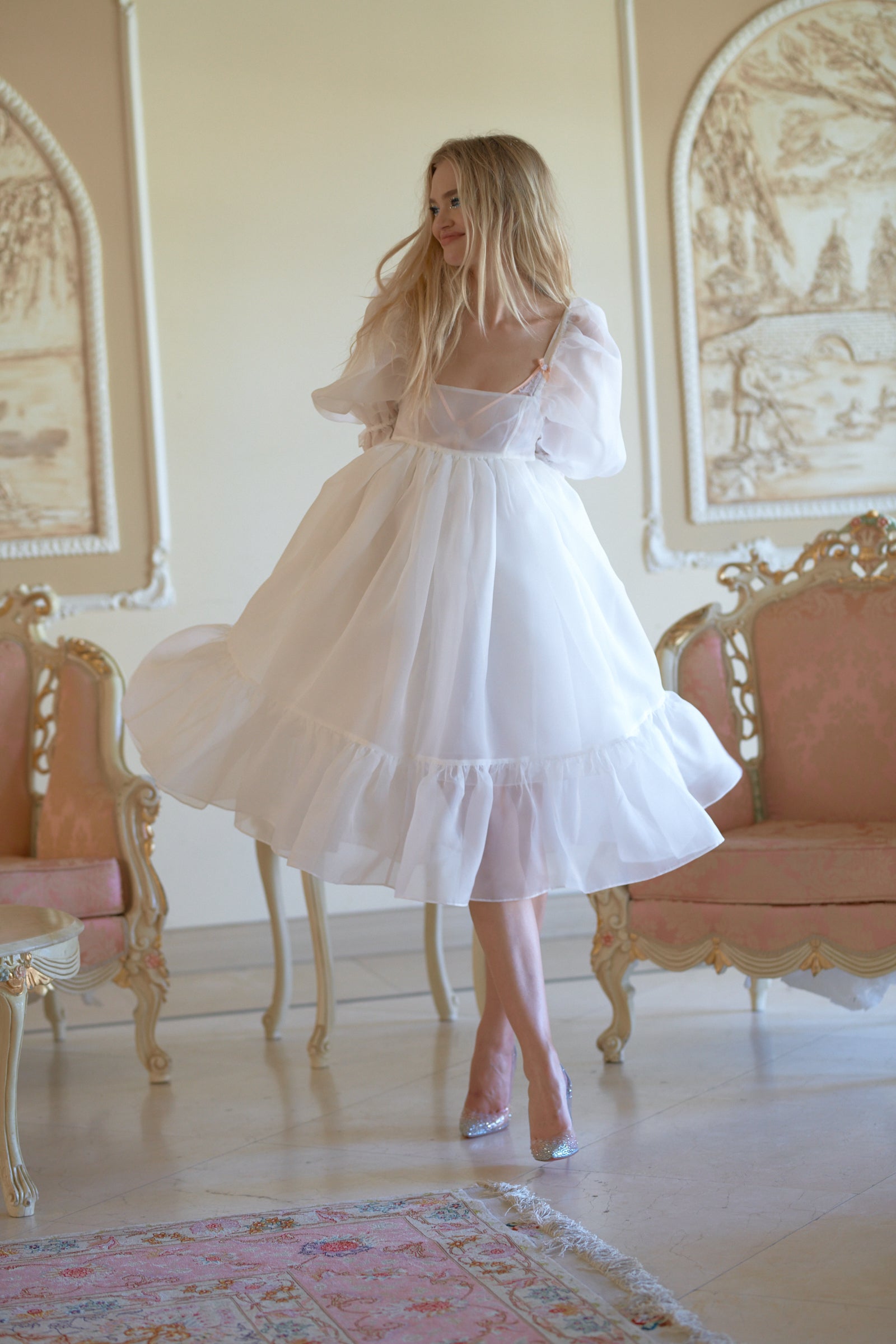 The Ivory French Puff Dress – Selkie