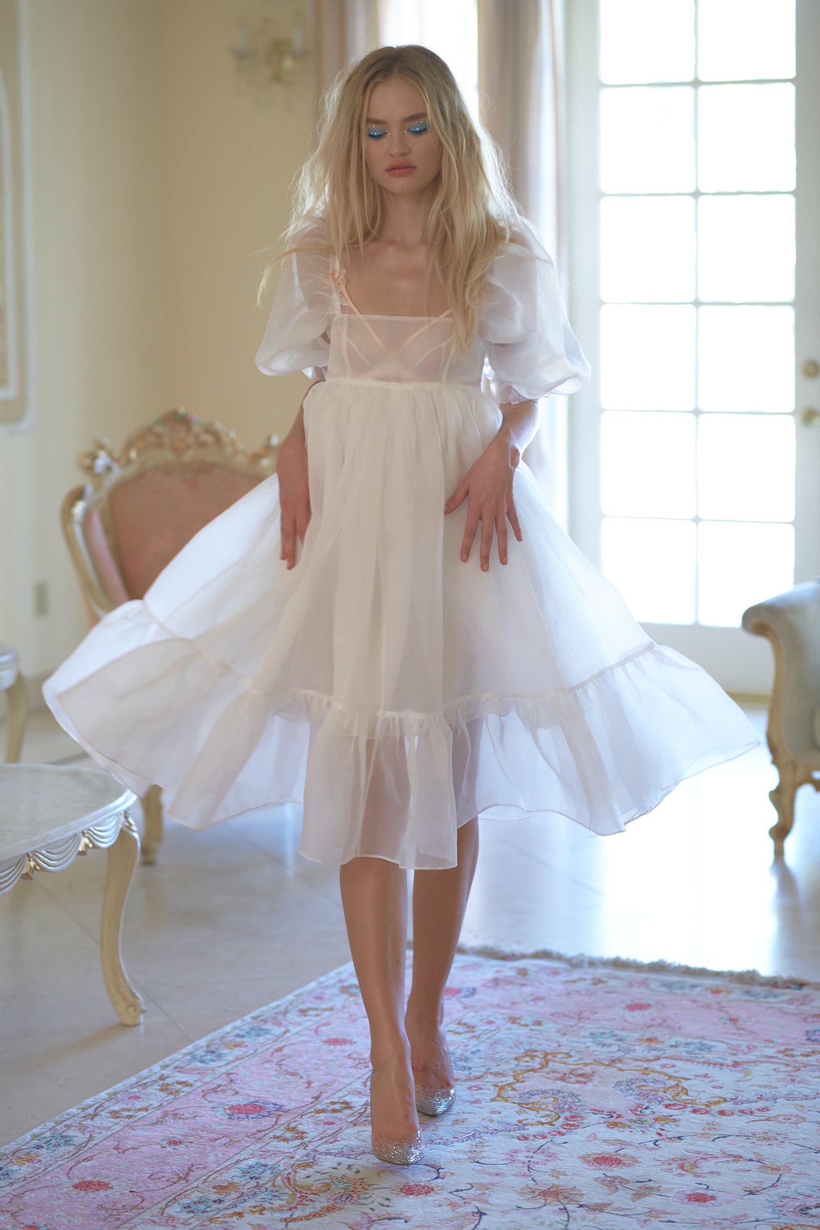 The Ivory French Puff Dress – Selkie