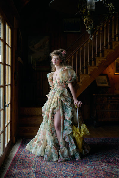 The Butter Rose In Bloom Bridal Gown – Selkie The Butter Rose In Bloom Bridal Gown – Selkie