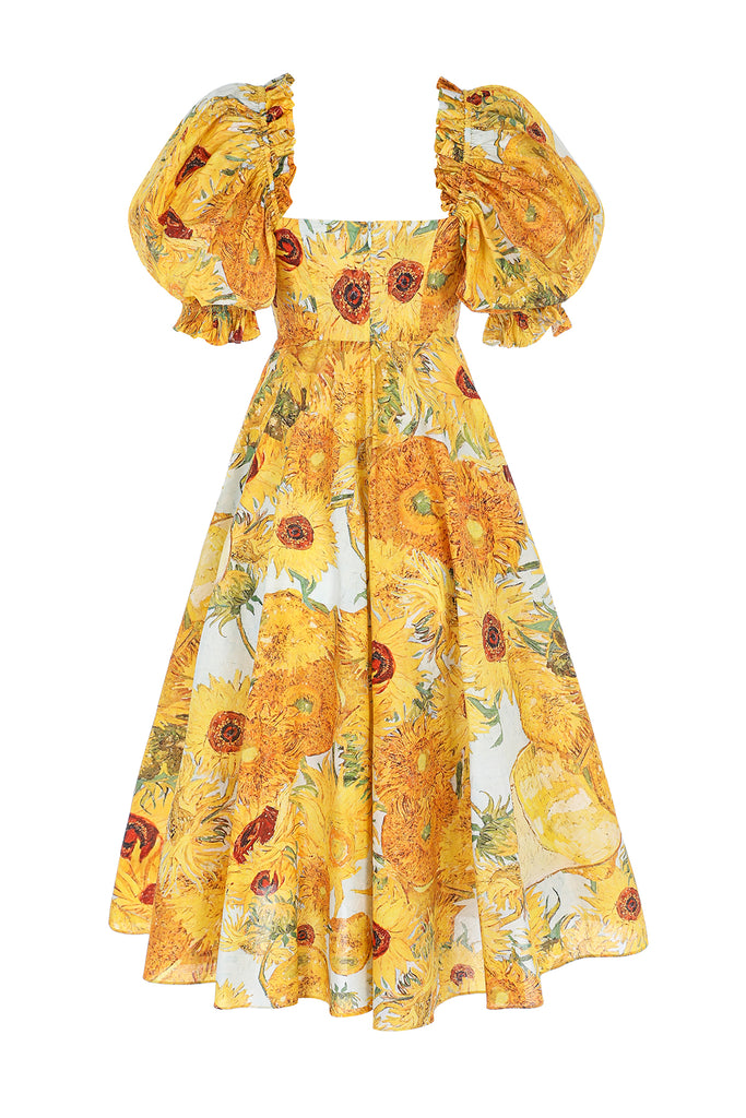 Sunflowers Tea Rose Dress – Selkie
