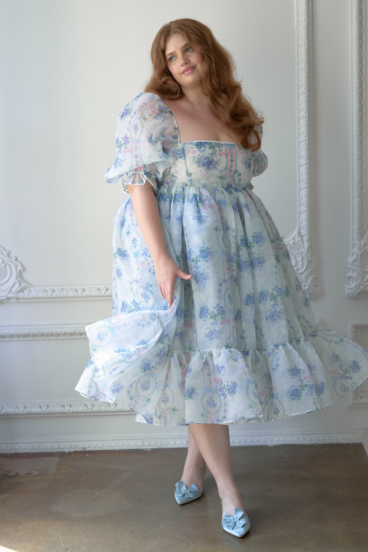 La Belle Etoile Organza French Puff Dress – Selkie